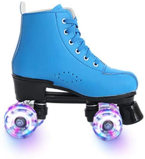 Beginner Adjustable Inline Skates for Adults Classic High-top Roller Skates for Man and Women Club Recommendation Outdoor Four-Wheel Roller Skates